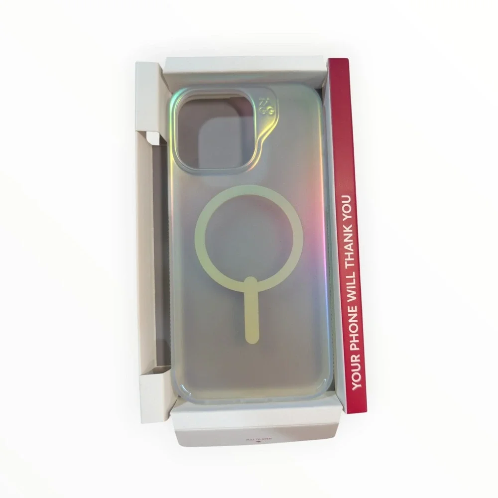 P6-O ZAGG‎ Milan Snap MagSafe Case for Apple iPhone 15 Pro Max - Iridescent